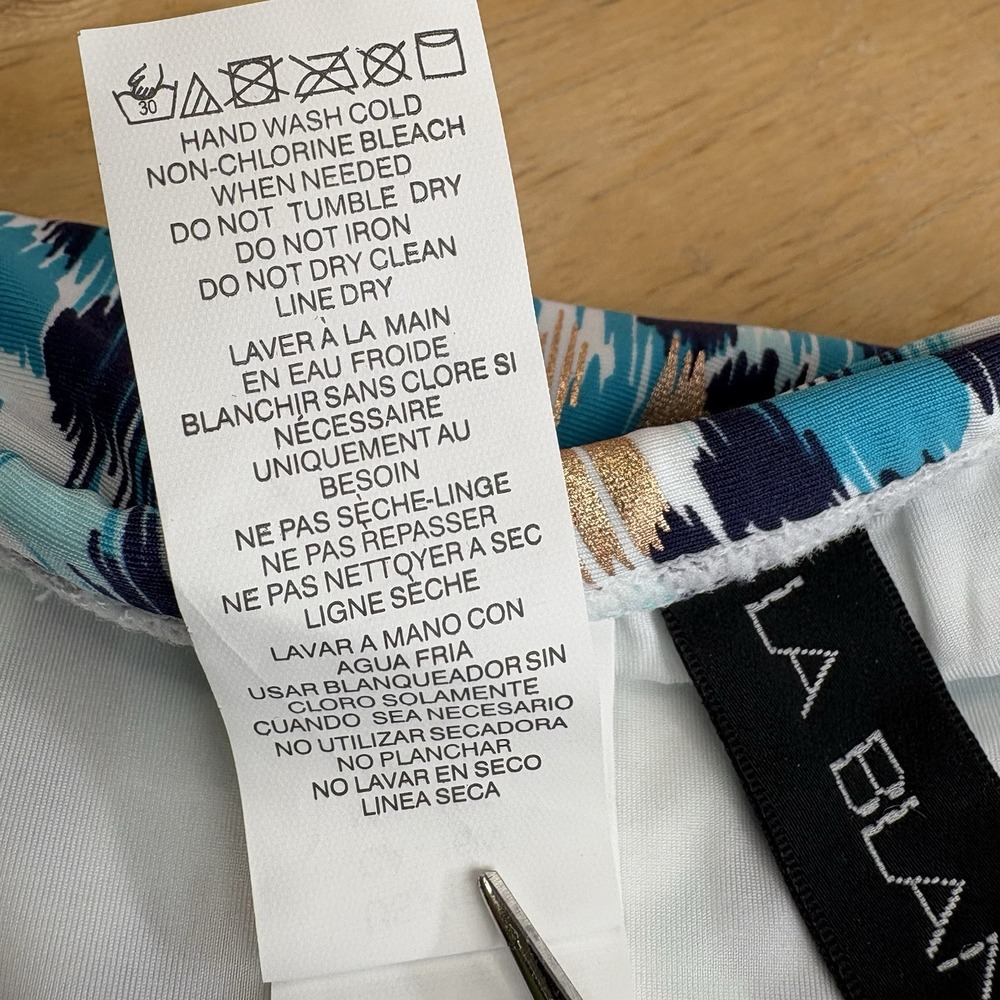 NWT La Blanca Women's Skirted Ruffle Hipster Bikini Swimsuit‎ Bottom 16 Plus - Picture 7 of 9